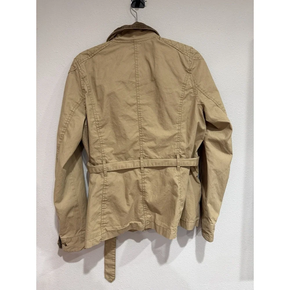 Ralph Lauren Denim & Supply Tan Military belted jacket women Size‎ Large